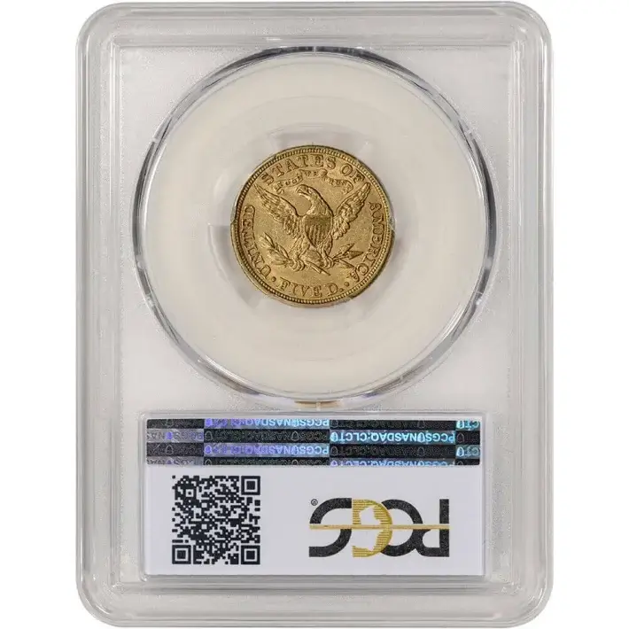 US Gold $5 Liberty Head Eagle - PCGS MS61 - Random Date #2