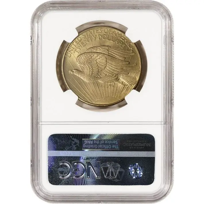 US Gold $20 Saint-Gaudens Double Eagle - NGC MS64 - 1908 No Motto #3