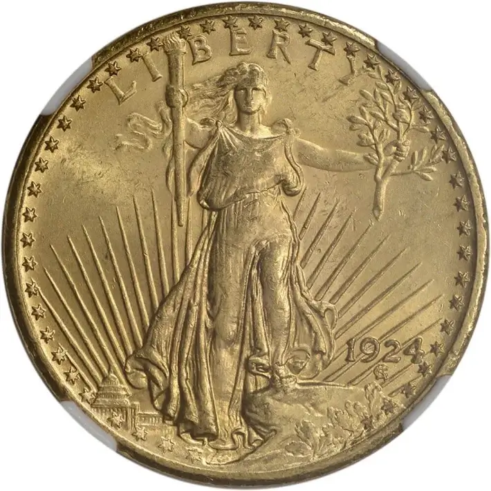 US Gold $20 Saint-Gaudens Double Eagle - NGC MS64 - Random Date #3