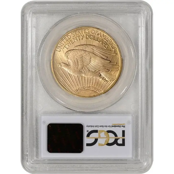 US Gold $20 Saint-Gaudens Double Eagle - PCGS MS62 - Random Date #2