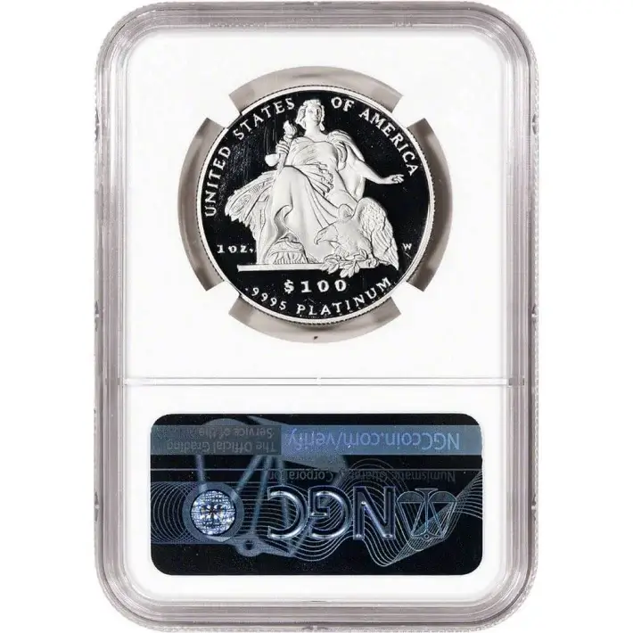 2004 W American Platinum Eagle Proof 1 oz $100 - NGC PF70 UCAM #3