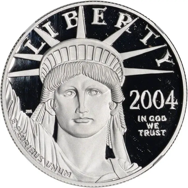 2004 W American Platinum Eagle Proof 1 oz $100 - NGC PF70 UCAM #5