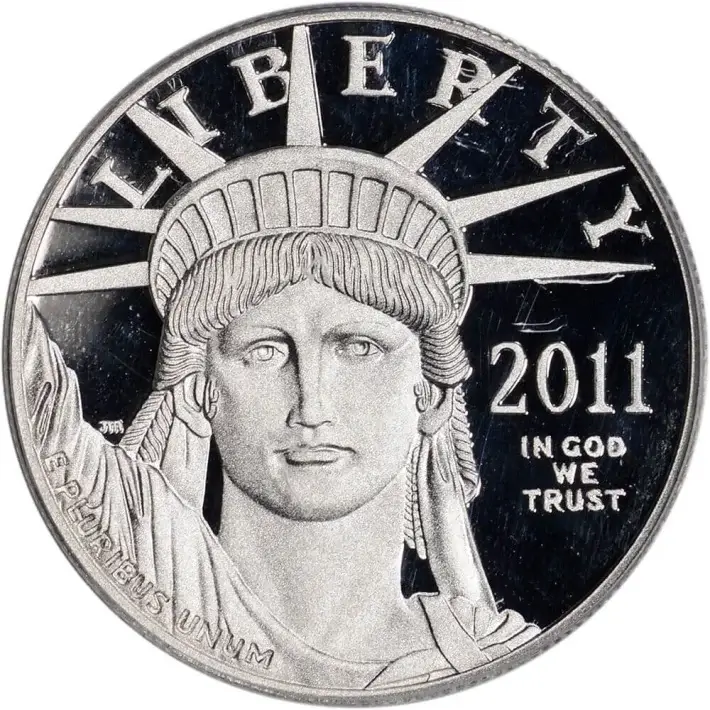 2011 W American Platinum Eagle Proof 1 oz $100 - PCGS PR70 DCAM First Strike #2