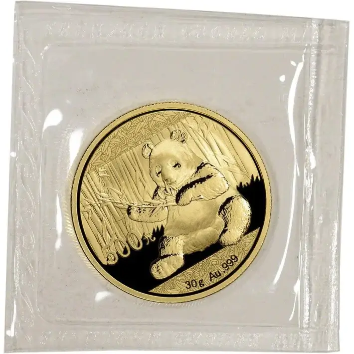 2017 China Gold Panda 30 g 500 Yuan - BU - Mint Sealed #2