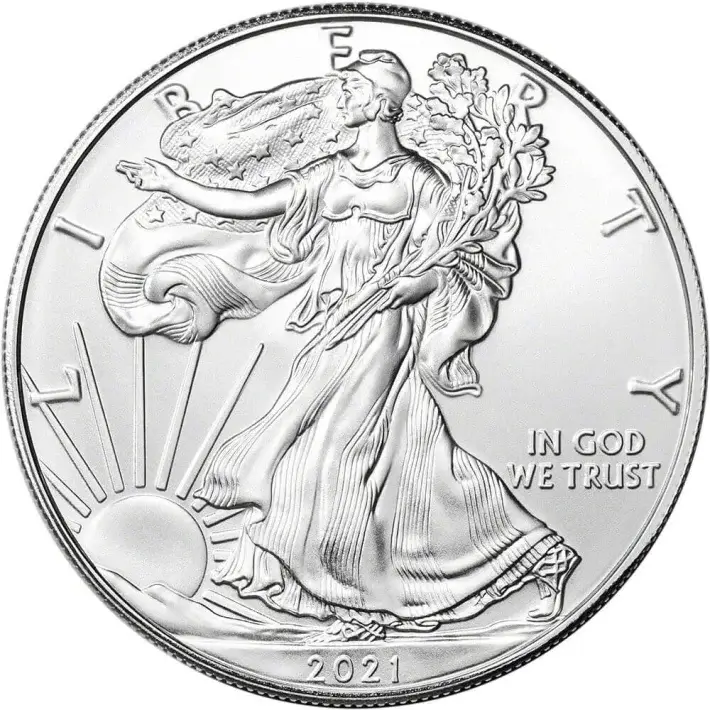 2021 American Silver Eagle Type 1 1 oz $1 - BU - Sealed 500 Coin Monster Box #2