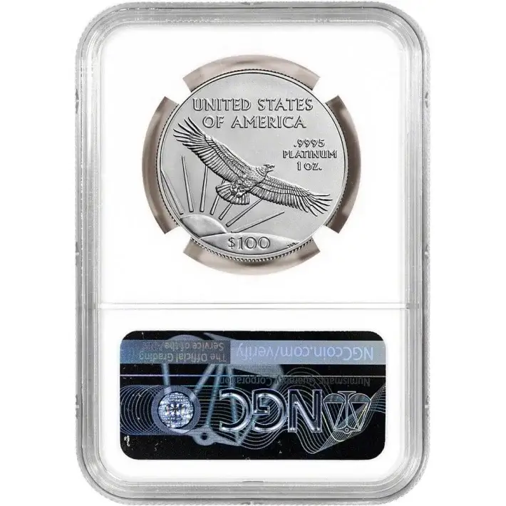 2023 American Platinum Eagle 1 oz $100 - NGC MS70 First Day Issue ALS Label #3