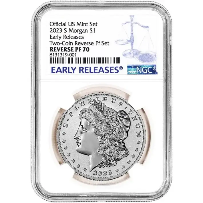 2023 S US Morgan Silver Dollar Reverse Proof $1 NGC Reverse PF70 Early Releases #1