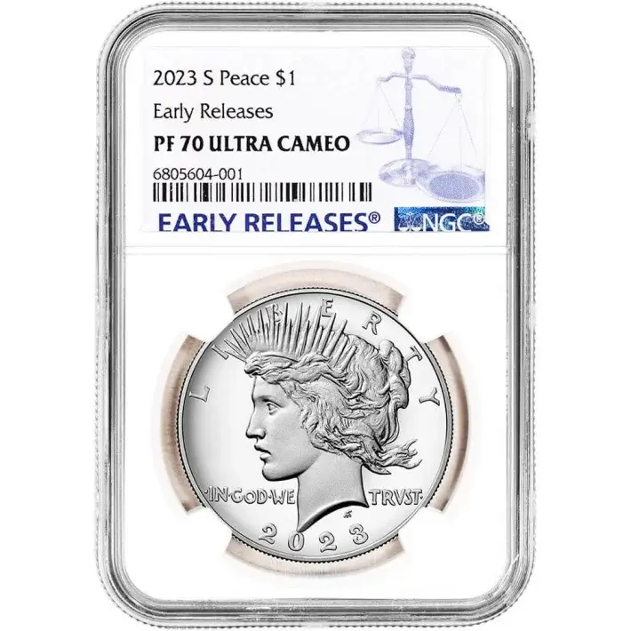 2023 S US Peace Silver Dollar Proof $1 NGC PF70 UCAM Early Releases #1